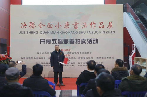 堅(jiān)持文化初心 決勝全面小康 書(shū)法作品展暨慈善拍賣(mài)活動(dòng)在湖南省文化館舉行